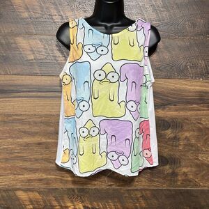 Redbubble Don't Slap Pandas Top Big Eye Slimy Alien Graphic USA Made Shirt Small